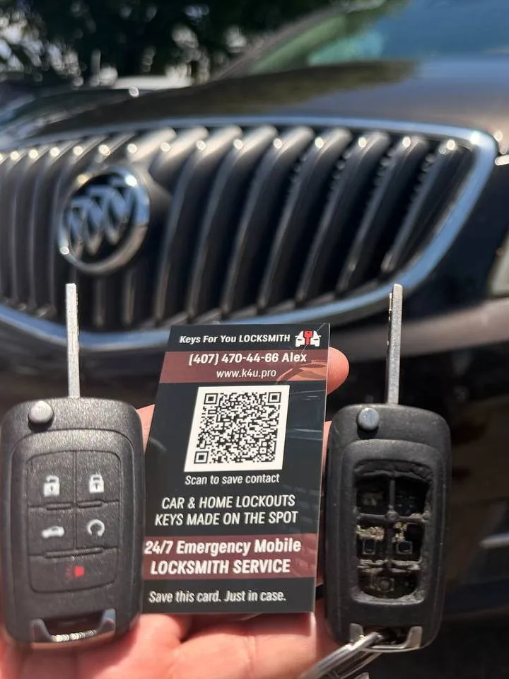 Buick new key programming service in West Palm Beach by Keys For You Locksmith