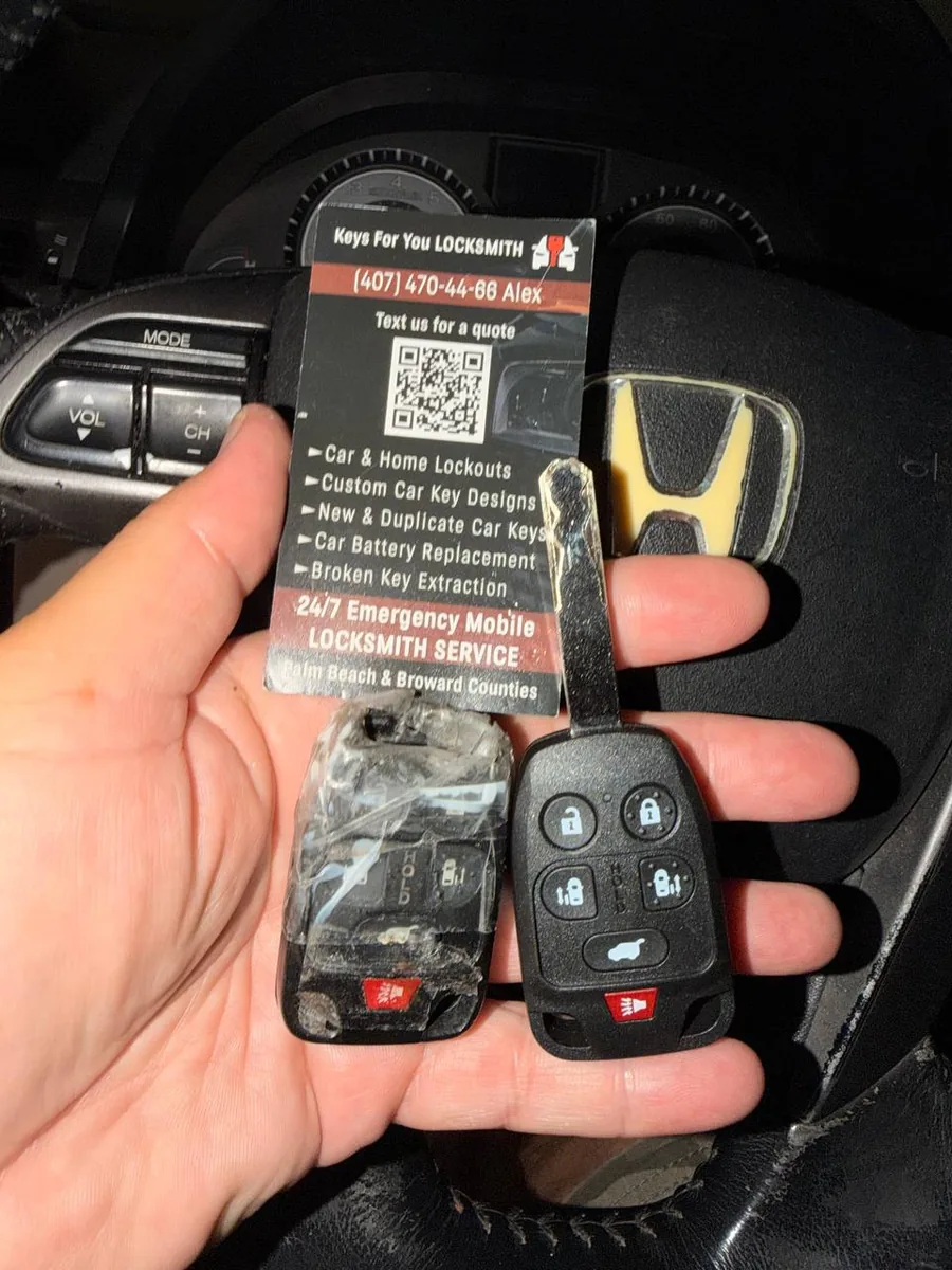 Honda Odyssey key addition service in Boynton Beach by Keys For You Locksmith