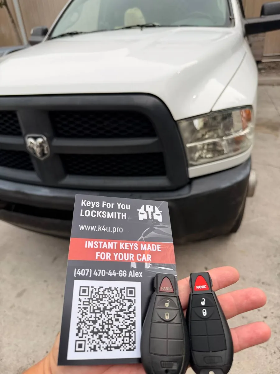 RAM 1500 key addition service in Boca Raton by Keys For You Locksmith